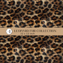 leopard Fur Collection Vinyl collection- 12x12 vinyl sheets-10 designs available