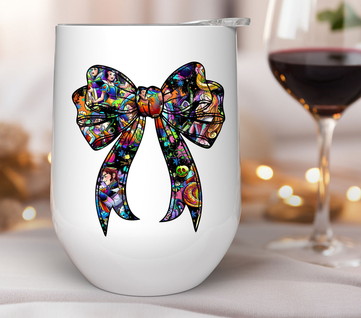 Good verse Evil Bow  UV DTF Decals