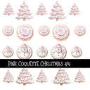 Pink Coquette Christmas 11 UV Decal sheets to choose from