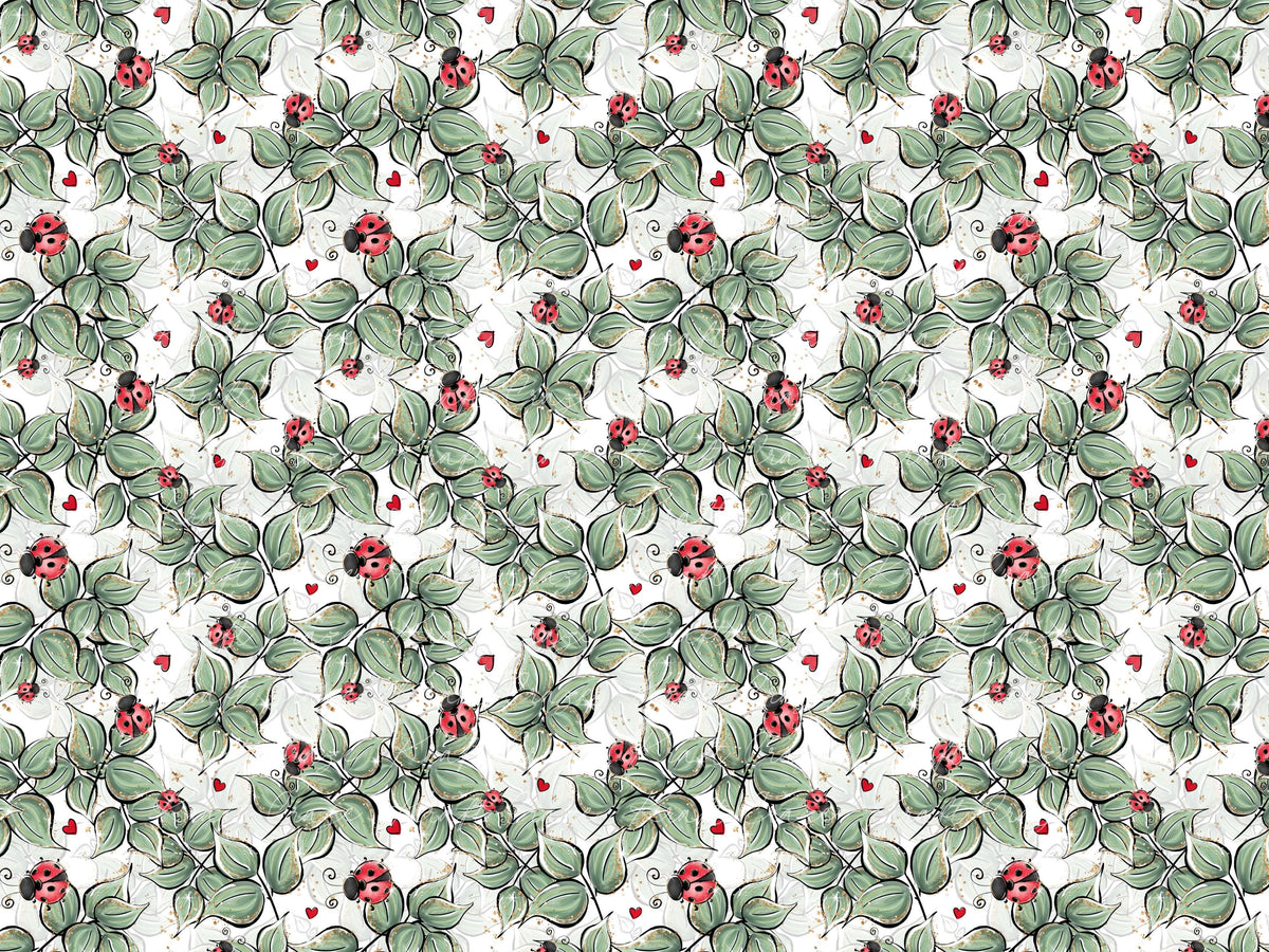 Cute Ladybug Collection Vinyl collection- 12x12 vinyl sheets-14 designs available