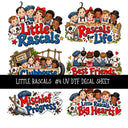 Little Rascals UV DTF Decal sheets 12 Designs available