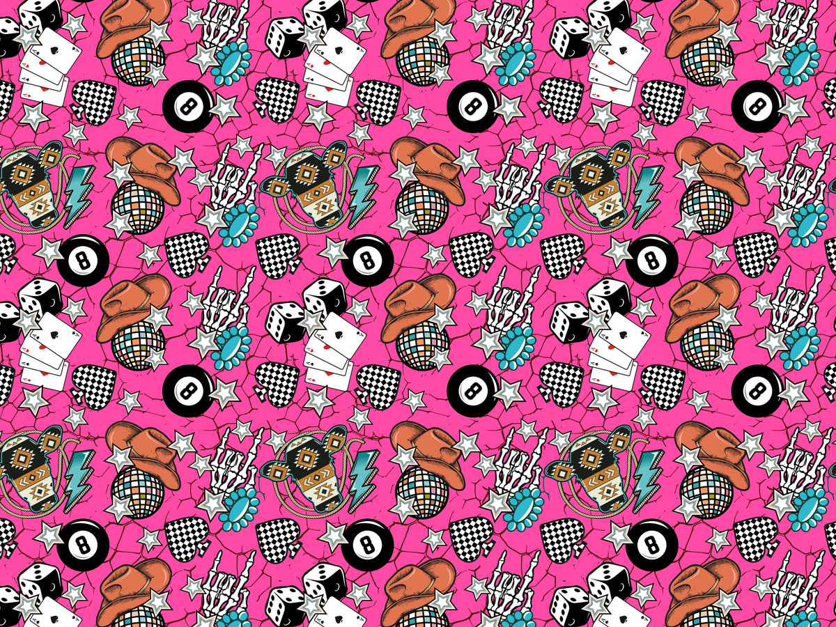 Colorful Western 12x12 Vinyl Sheets- 9 Designs Available