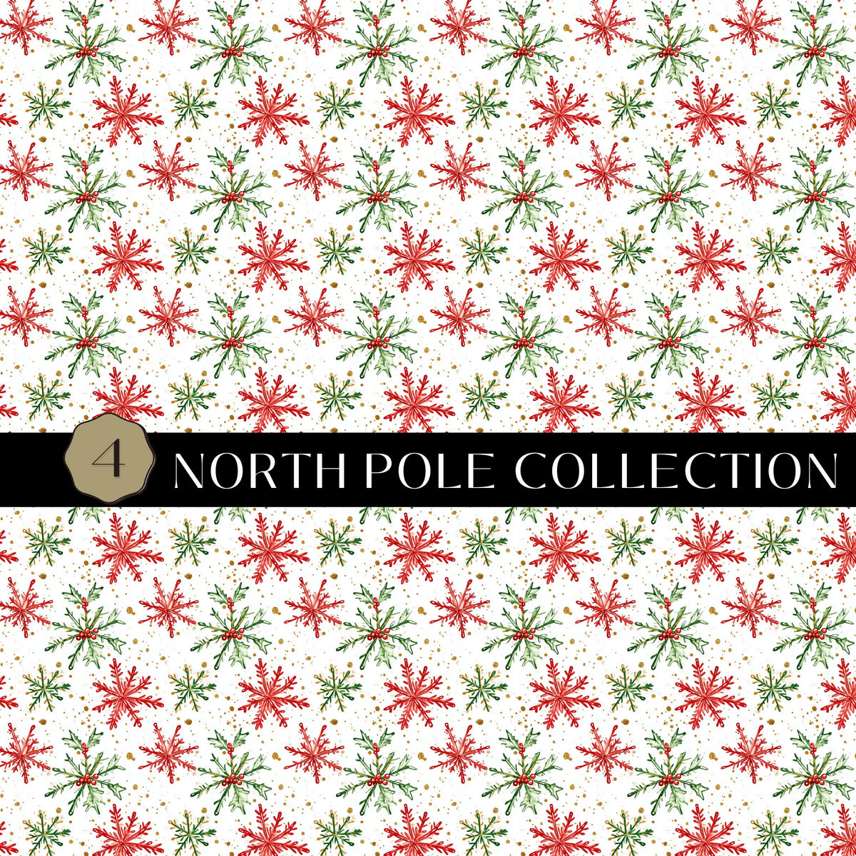North Pole Vinyl collection- 12x12 vinyl sheets-10 designs available