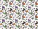 Halloween Mermaids Collection Vinyl collection- 12x12 vinyl sheets-12 designs available