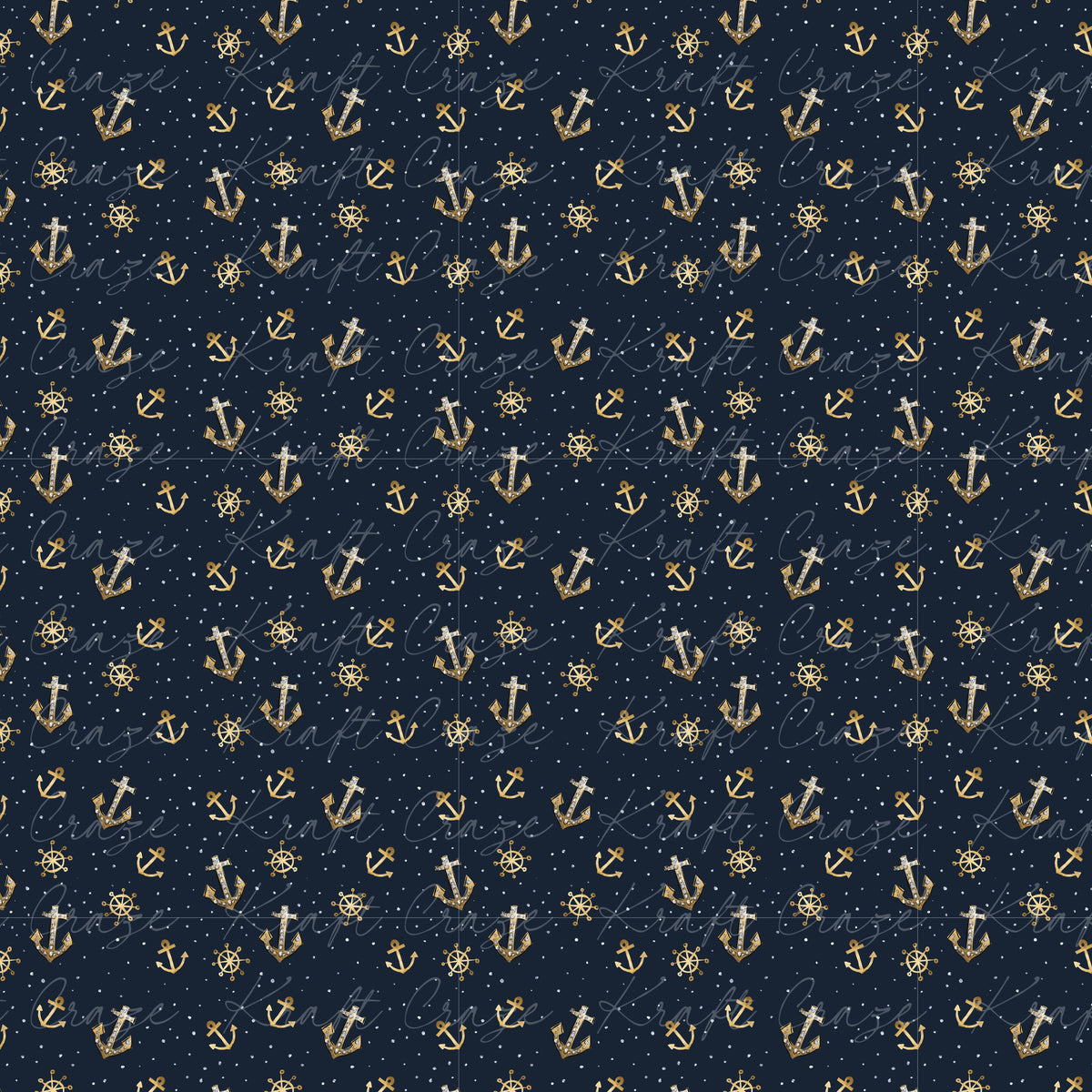 Something Nautical Collection 12x12 Vinyl Sheets- 10 Designs Available