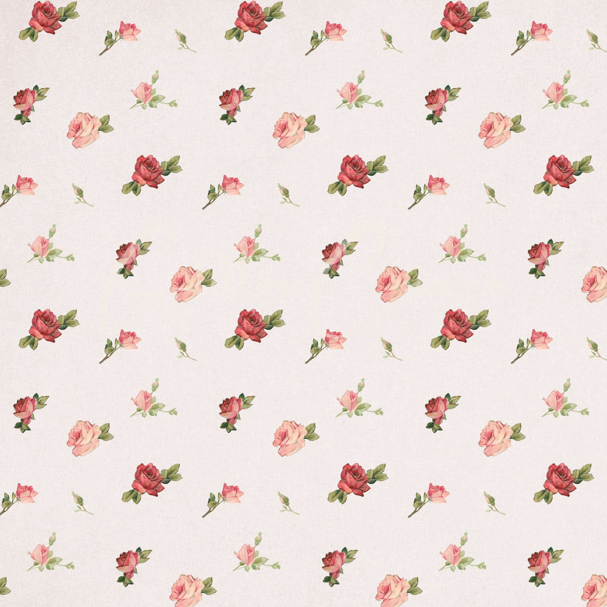 Vintage Pink Floral Collection- 12x12 vinyl sheets- 12 Designs