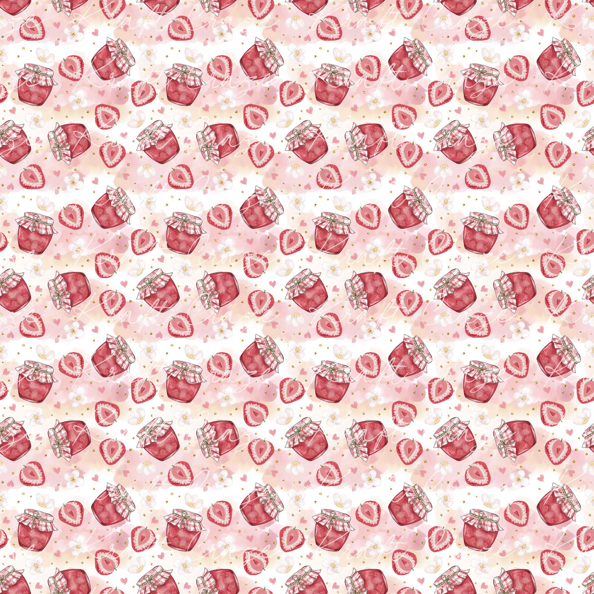 Strawberry Summer Collection 12x12 Vinyl Sheets- 11 Designs Available
