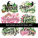 Best Witches UV DTF Decal sheets 11 Designs available