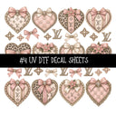Bougie Nutcracker LV UV DTF Decal sheets 11 Designs available