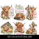 Holy Cow UV DTF Decal sheets 12 Designs available