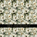 Hex and Bloom Vinyl collection- 12x12 vinyl sheets-16 designs available
