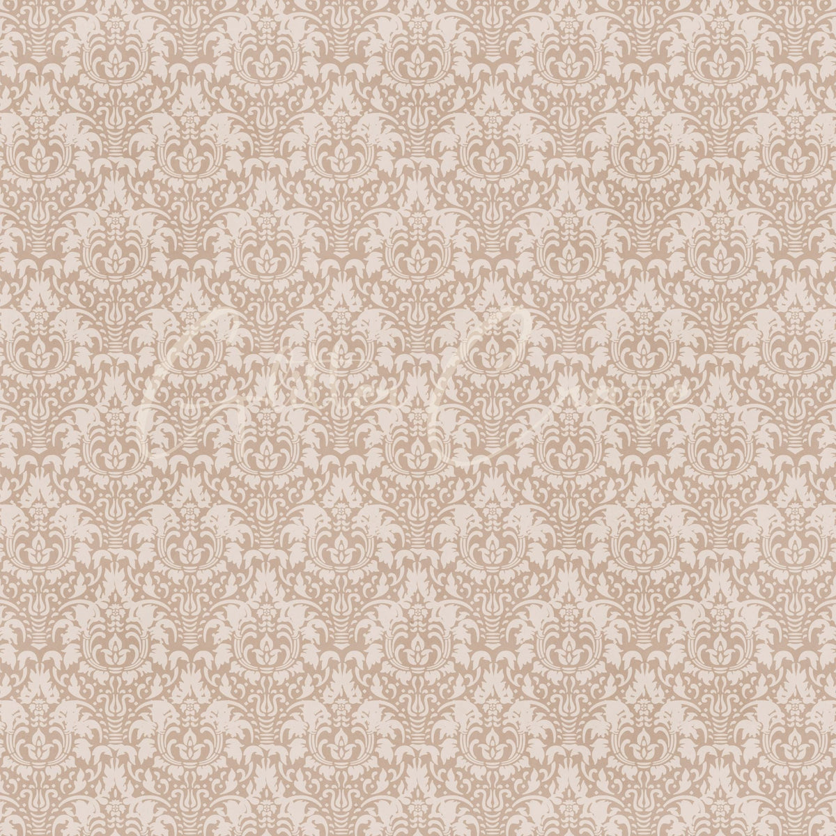 Vintage Brown Floral Collection 12x12 Vinyl sheets- 12 Designs available