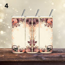 Victorian Skulls Vinyl Tumbler wraps- 20 Designs