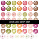 Secret Garden Element UV DTF Decal sheets 12 Sheet Designs to choose from