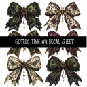 Gothic Tink UV DTF Decal sheets 10 Designs available