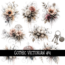 Gothic Victorian Torn Pages UV DTF Decal sheets 6 designs available