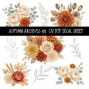 Autumn Archives UV DTF Decal sheets 2 Designs available