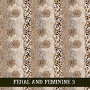 Feral and Feminine collection- 12x12 vinyl sheets 12 designs available