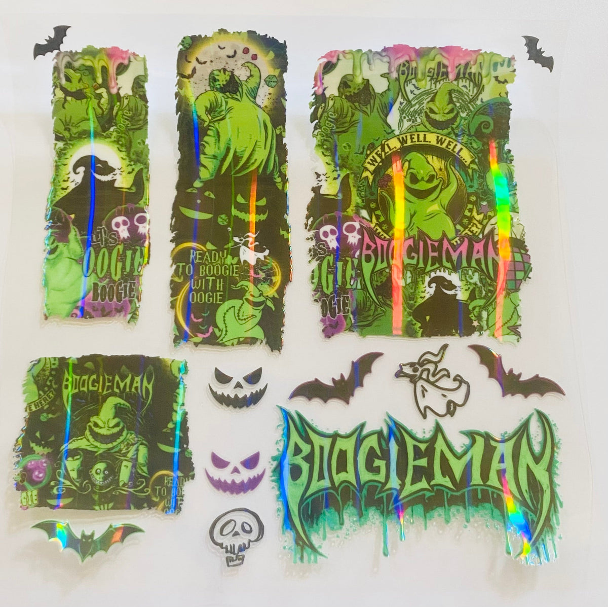 #163 oogie torn pages holographic ( 3 variants )