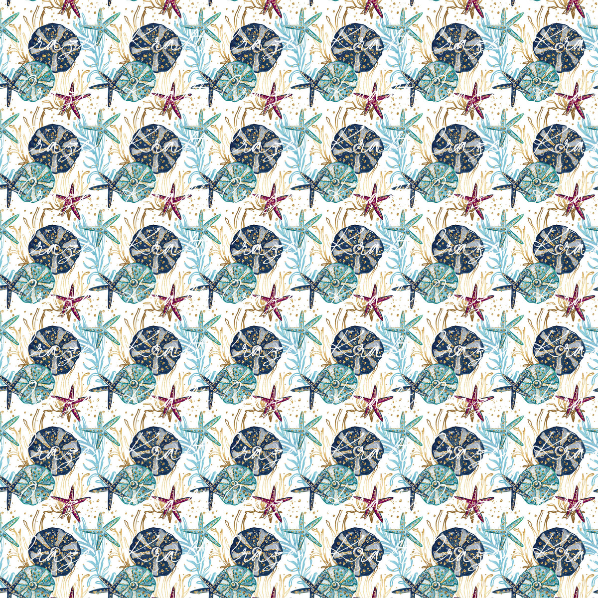 Something Nautical Collection 12x12 Vinyl Sheets- 10 Designs Available