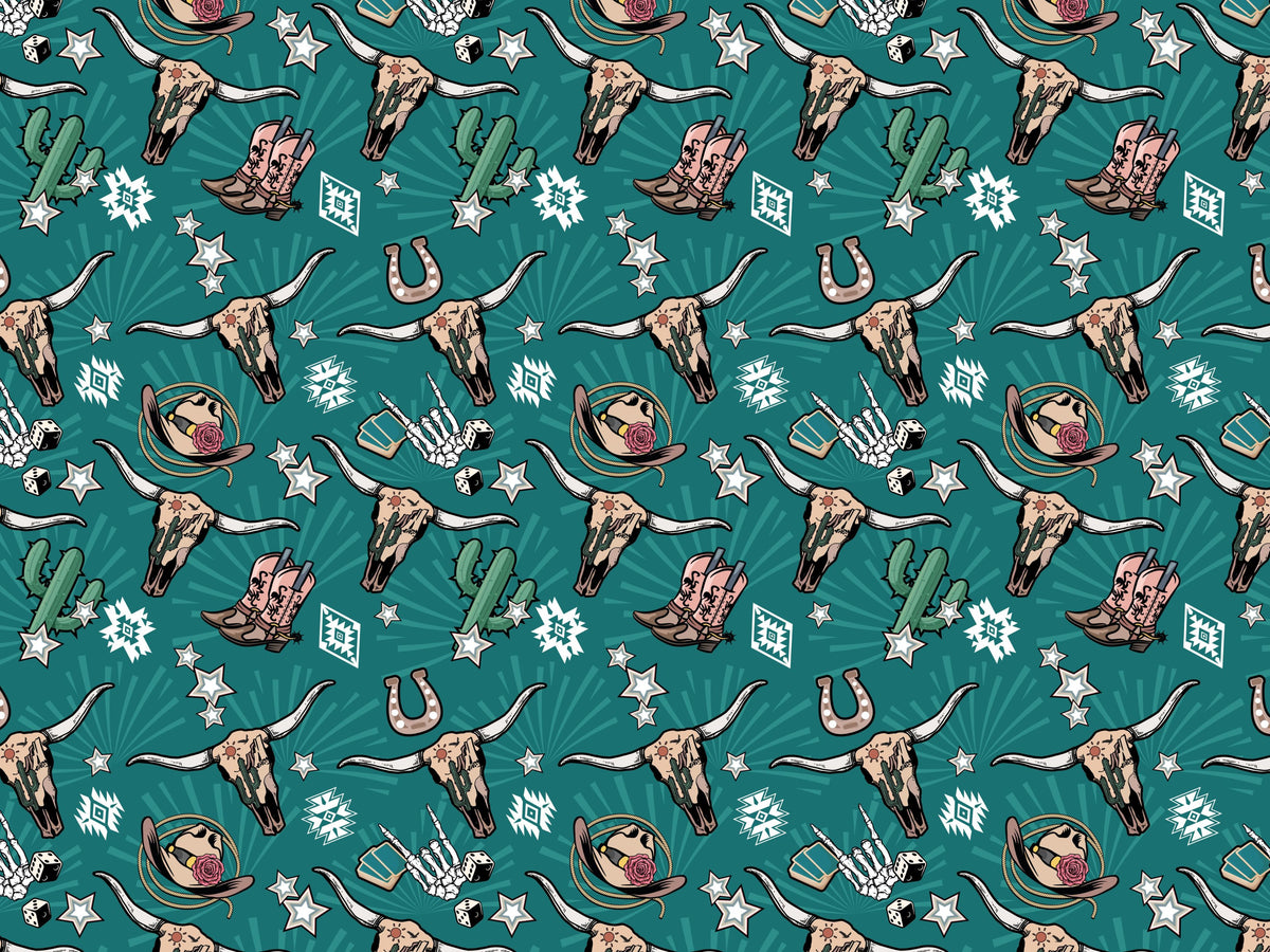Colorful Western 12x12 Vinyl Sheets- 9 Designs Available