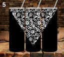 Floral Tool UV DTF Vsplit tumbler wraps white 7 Designs