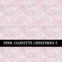 Pink Coquette Christmas  Collection vinyl sheets 14 Patterns to choose from
