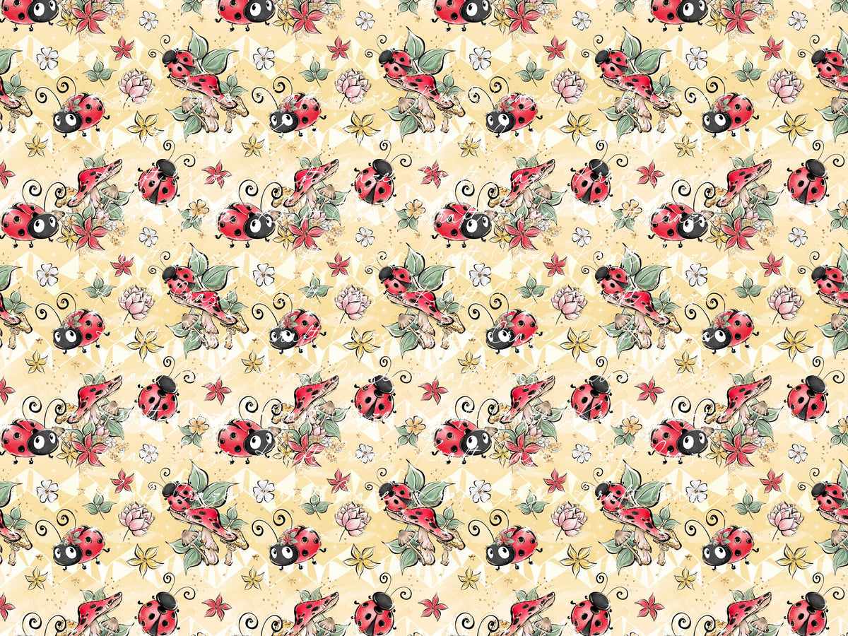 Cute Ladybug Collection Vinyl collection- 12x12 vinyl sheets-14 designs available