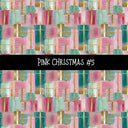 Pink Christmas Collection vinyl sheets 12 Patterns to choose from