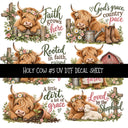 Holy Cow UV DTF Decal sheets 12 Designs available