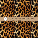 leopard Fur Collection Vinyl collection- 12x12 vinyl sheets-10 designs available