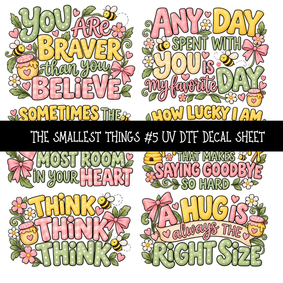 The smallest things  Decal sheets 11 Designs available