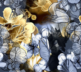 Golden floral wraps- 6 designs
