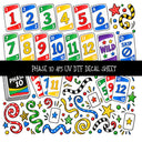 Phase 10 UV DTF Decal sheets 11 Designs available