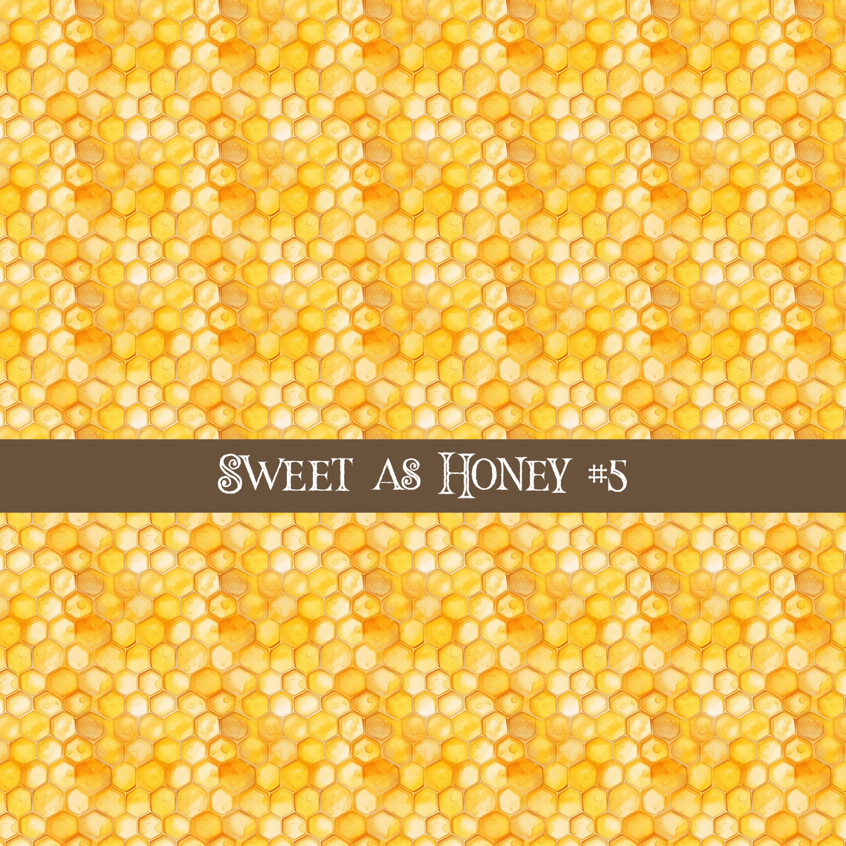 Sweet as Honey - vinyl sheets 10 (Patterns to choose from)