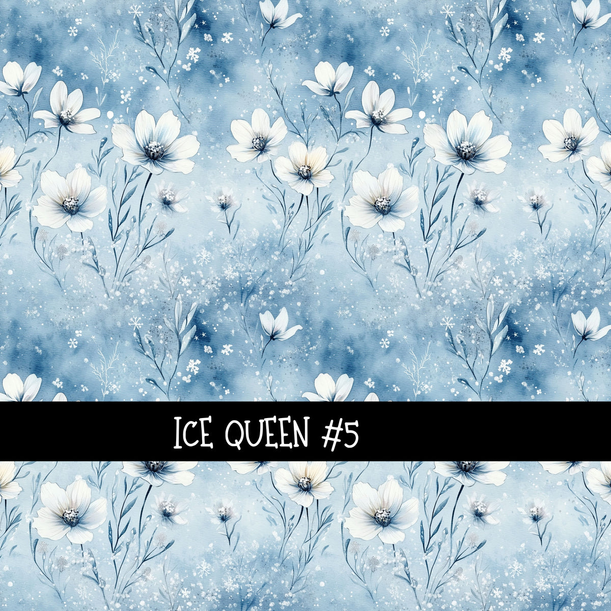 Ice Queen Collection vinyl sheets 12 Patterns to choose from