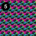 Neon Halloween 12x12 Vinyl Sheets- 10 Designs Available