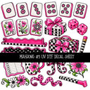 Mahjong UV DTF Decal sheets 11 Designs available