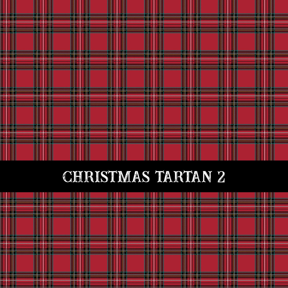 Christmas Tartan Plaid Red 12x12 vinyl sheet 6 Designs Available