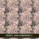 Feral and Feminine collection- 12x12 vinyl sheets 12 designs available