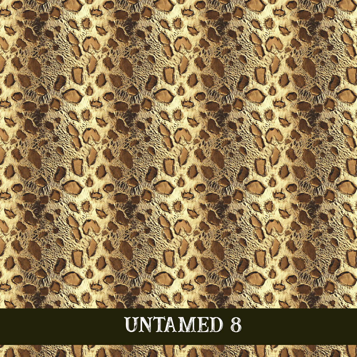 Untamed collection- 12x12 vinyl sheets 6 designs available