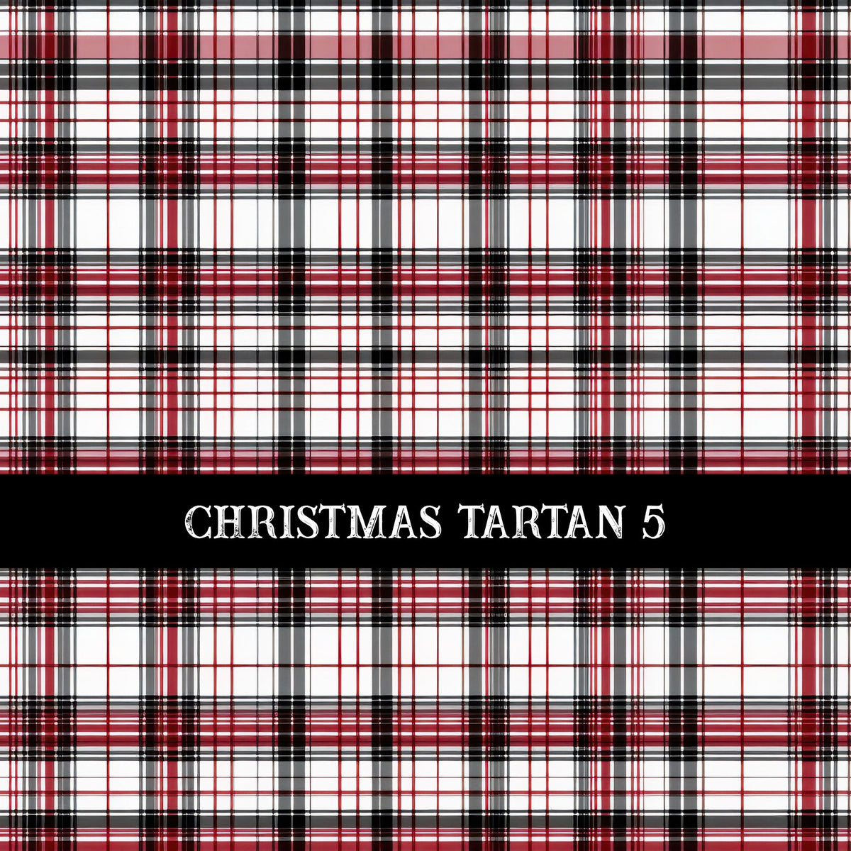 Christmas Tartan Plaid Red 12x12 vinyl sheet 6 Designs Available