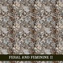 Feral and Feminine collection- 12x12 vinyl sheets 12 designs available