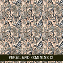 Feral and Feminine collection- 12x12 vinyl sheets 12 designs available