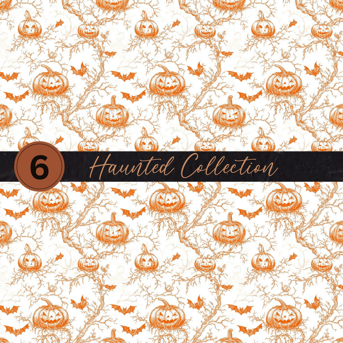 Haunted Vinyl collection- 12x12 vinyl sheets-9 designs available