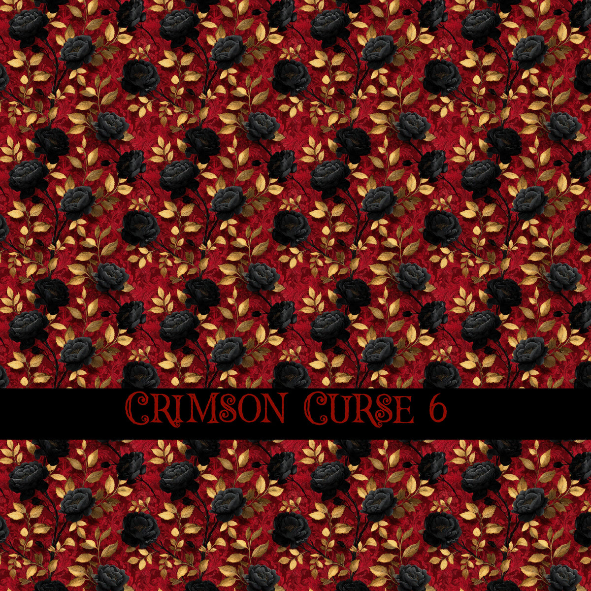 Crimson Curse Vinyl collection- 12x12 vinyl sheets-14 designs available