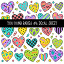 You dumb babies UV DTF Decal sheets 12 Designs available