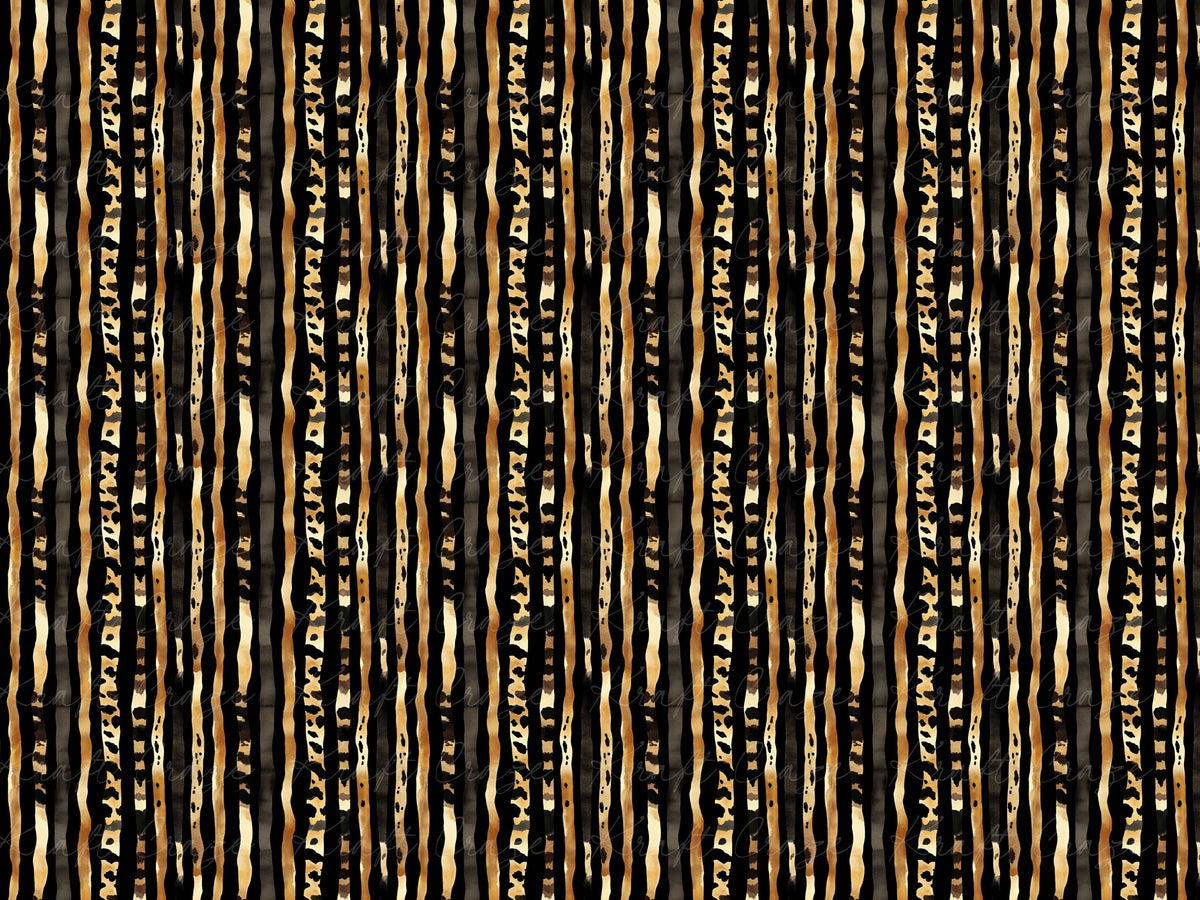 Golden Halloween Leopard Collection 12x12 Vinyl Sheets-12 Designs Available