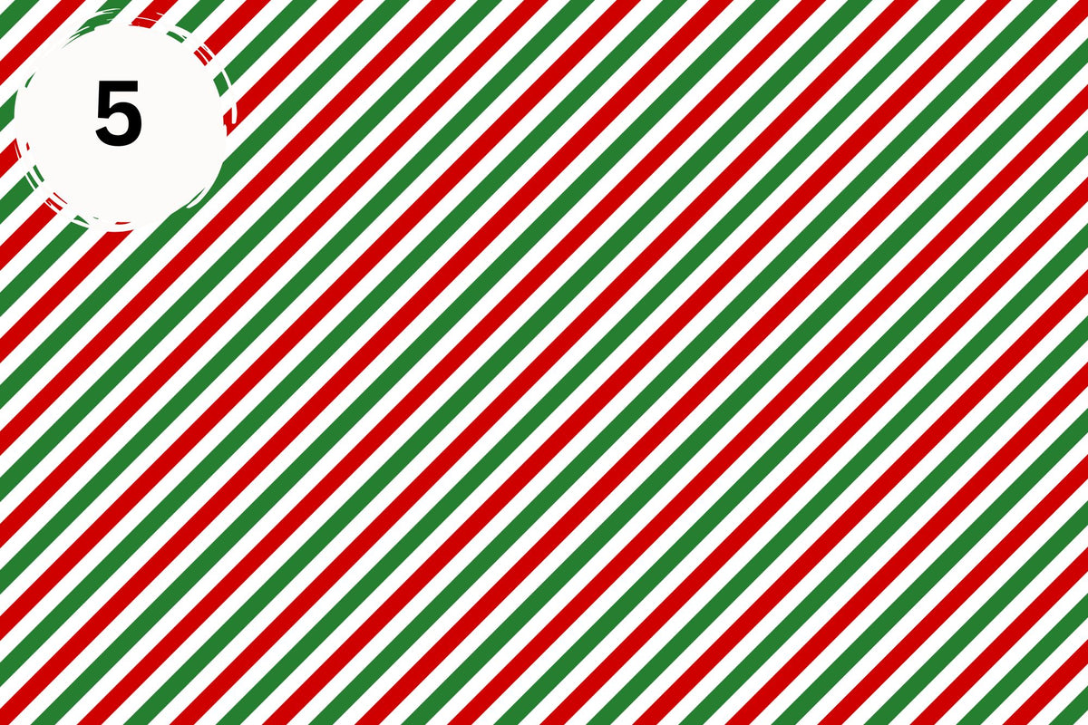 Candy Cane vinyl collection- 12x12 sheets- 16 designs available