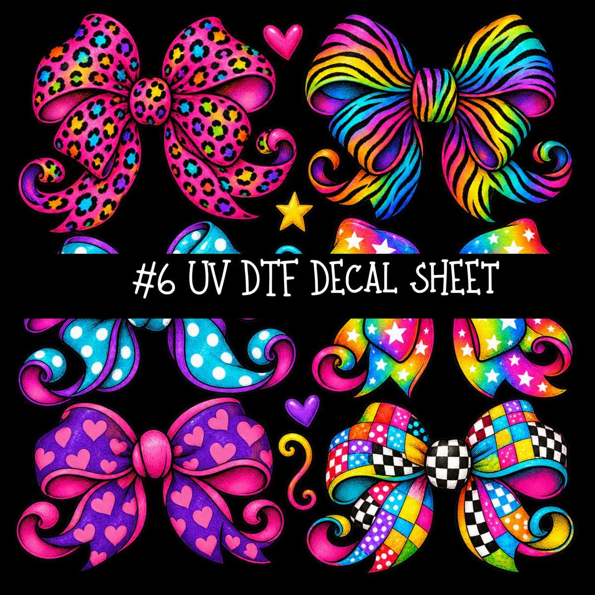 Let's Be Frank UV DTF Decal sheets 11 Designs available